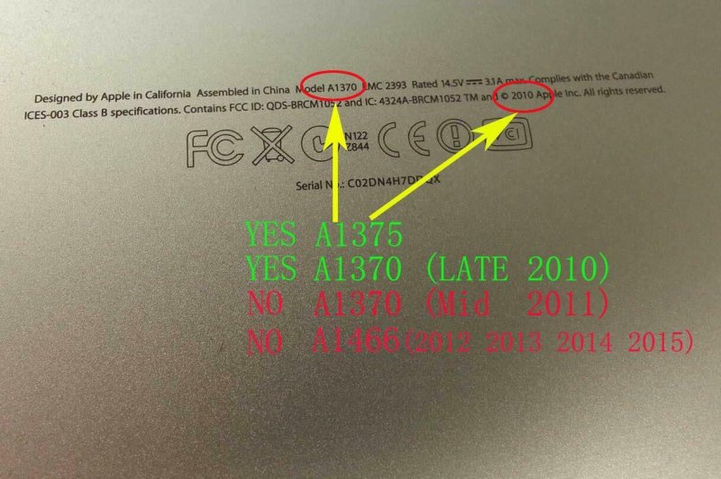 Battery Apple MacBook Air 11" 2010 MC506J/A 4680mAh 35Wh
