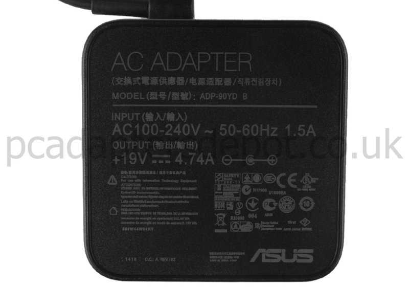 90W AC Power Adapter Charger Asus X450MD + Free Cord