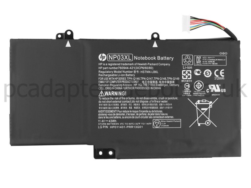 43Wh HP Pavilion 13-a005nf x360 13-a005np x360 Battery