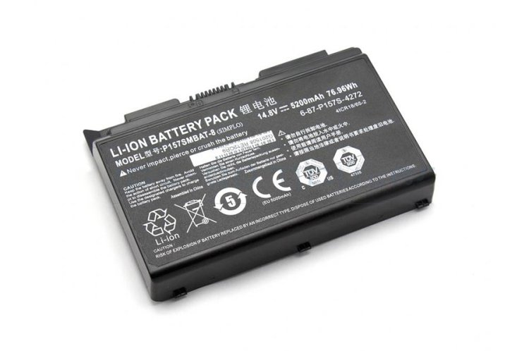 Clevo 6-87-P157S-427 Battery 76.96Wh 5200mAh 8-Cell - Click Image to Close