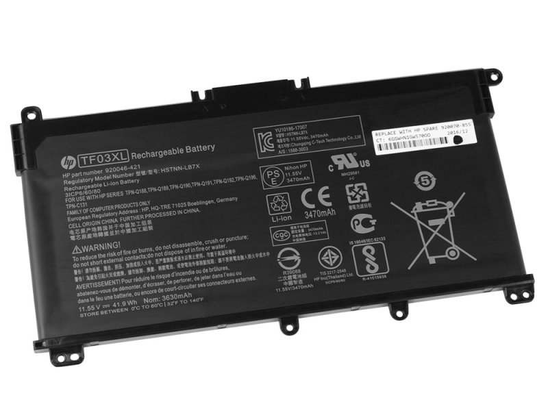 3630mAh 41.9Wh HP Pavilion 15-cc015ng 15-cc011tu Battery