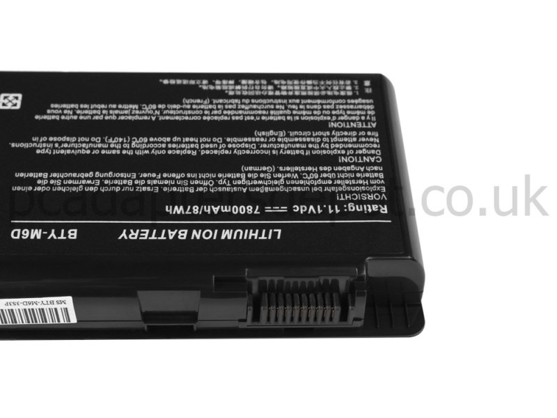 Medion Erazer X7825 MD 98416 MD98416 Battery 87Wh 7800mAh