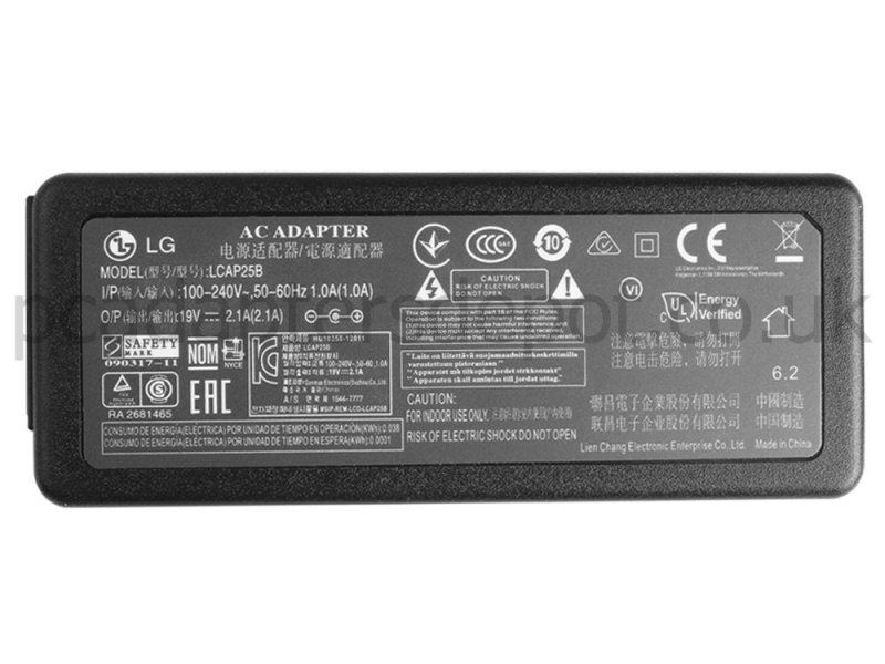 40W LG IPS226V AC Adapter Charger + Free Cord