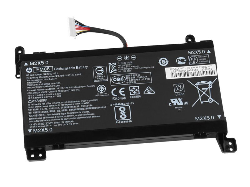 83.22Wh Battery HP Omen 17-an117tx 17-an022na 12Pin