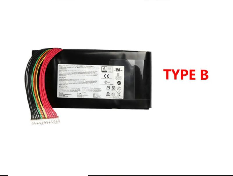 Battery MSI GT83VR 6RF 5225mAh 75.24Wh