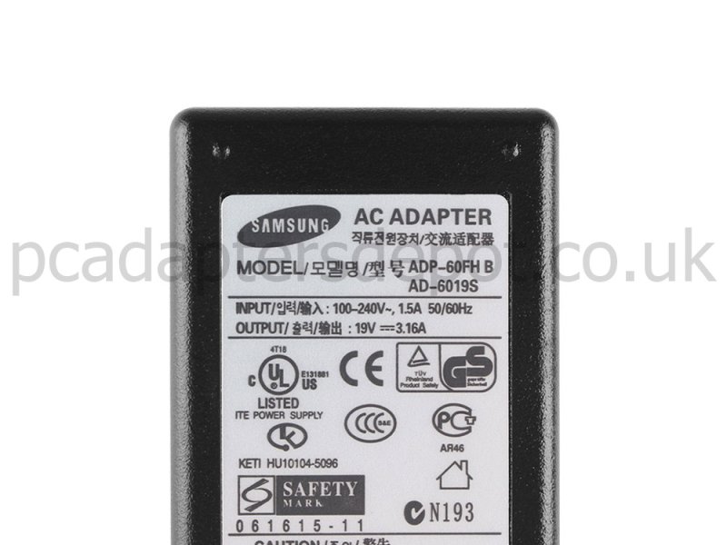 60W Samsung NP940X5N NP940X5N-X01US AC Adapter Charger