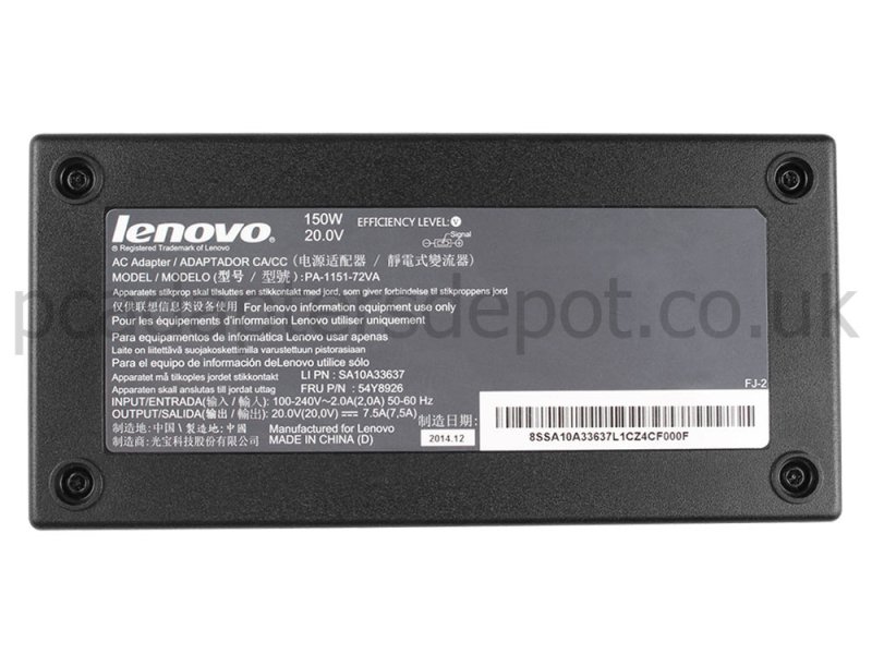 Lenovo IdeaCentre A540-24API F0EM AC Adapter Charger 150W