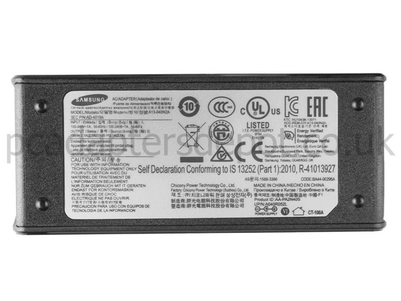 40W Samsung NP900X4C NP900X4C-A01 AC Adapter Charger