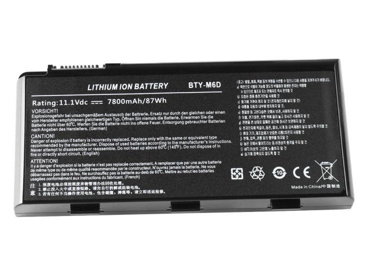 Medion Erazer X7817 MD 98057 MD98057 Battery 87Wh 7800mAh - Click Image to Close