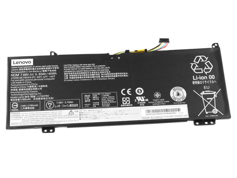 Lenovo Ideapad 530S-14IKB 81EU00N3GE Battery 45Wh 5928mAh