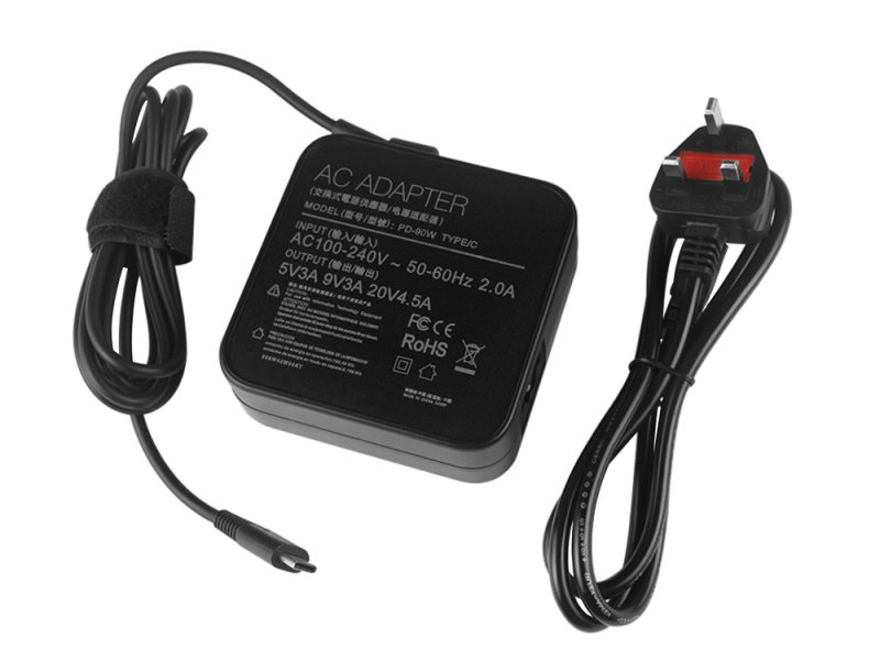 90W USB-C MSI ADP-90FE D AC Adapter Charger