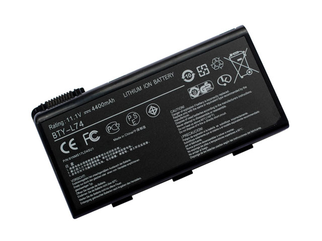 4400mAh 6Cell MSI A6100 MS-1684 Battery - Click Image to Close