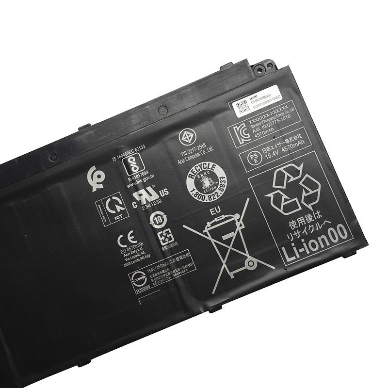Battery Acer ConceptD 9 CN917-71P 4670mAh 71.9Wh