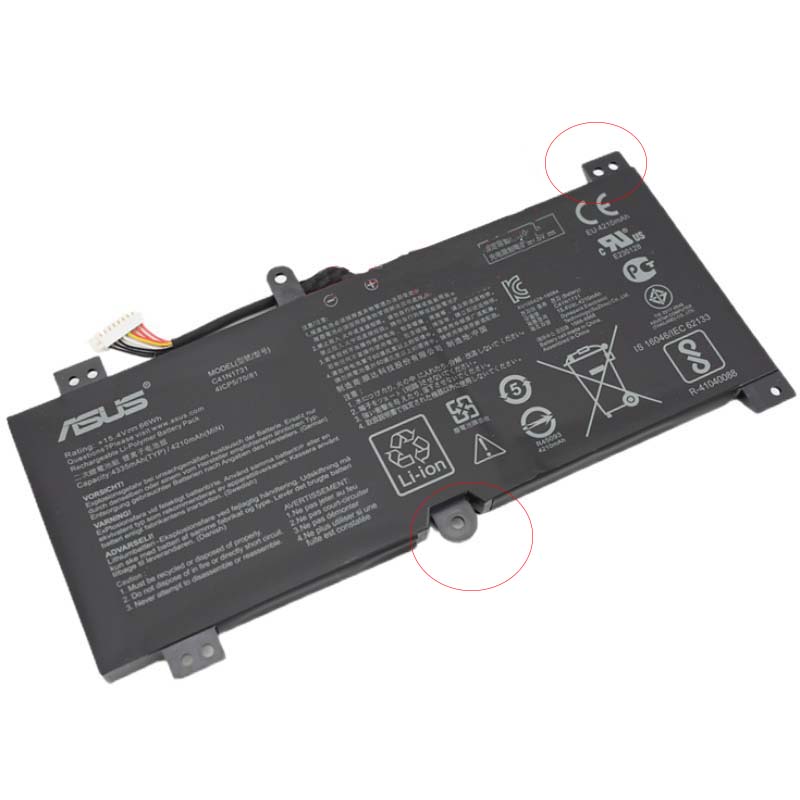 Battery Asus ROG Strix Scar II GL704GW-EV010T 66Wh 4335mAh