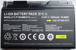 5200mAh Clevo Sager 6-87-X510S-4D72 6-87-X710S-4271 Battery