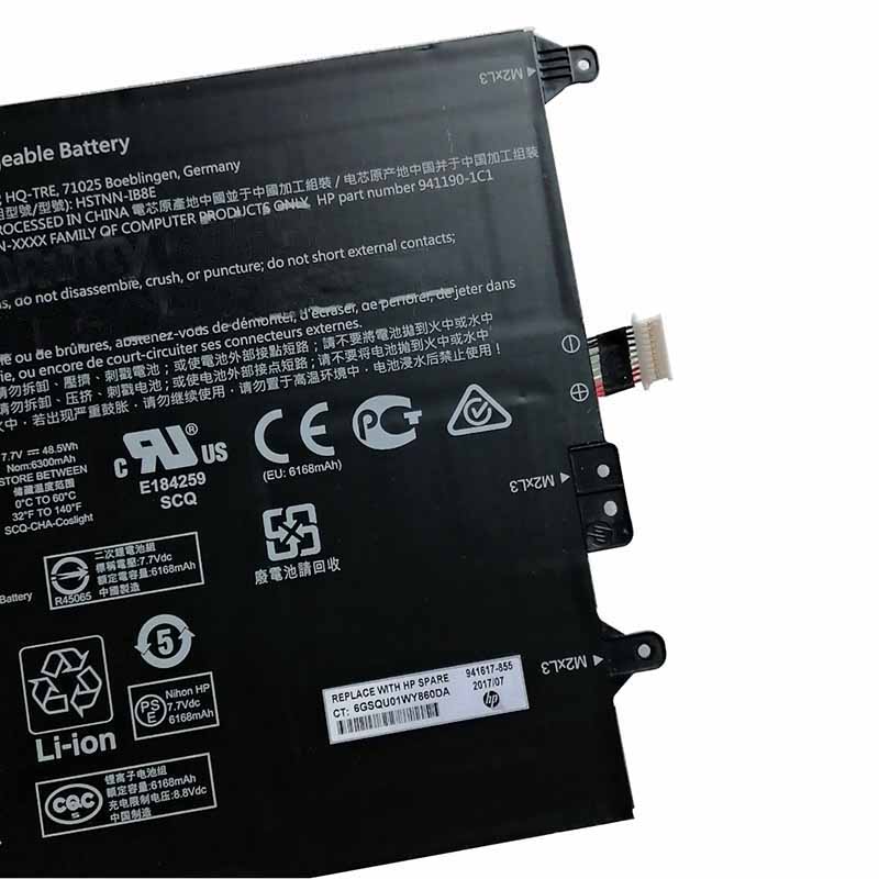 Battery HP CH04XL HSTNN-IB8E 6300mAh 48.5Wh