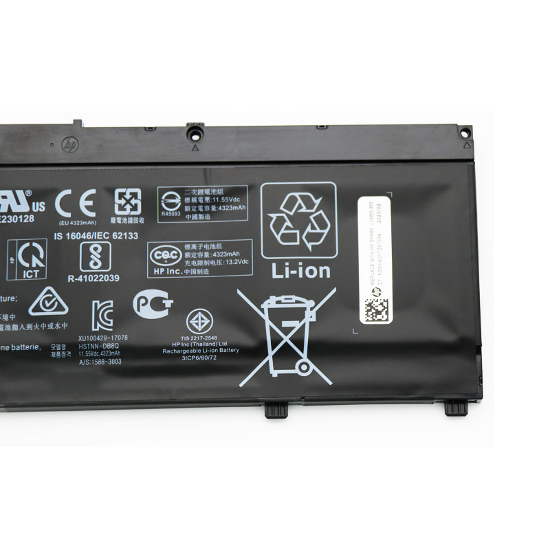 Battery HP OMEN 15-dc0009nm 15-dc0032nf 15-dc0143tx 4550mAh 52.5Wh