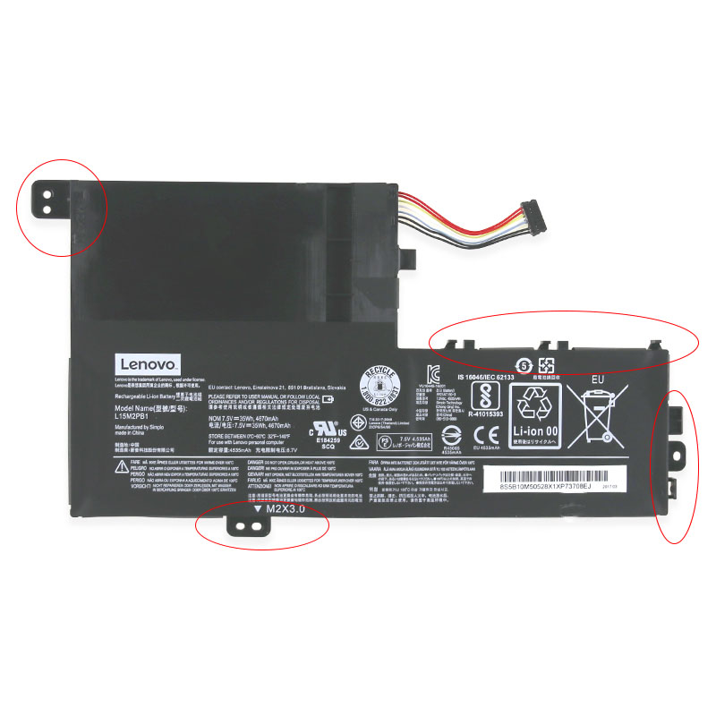 Battery Lenovo Yoga 520-14IKB 80X800QFBM 4670mAh 35Wh